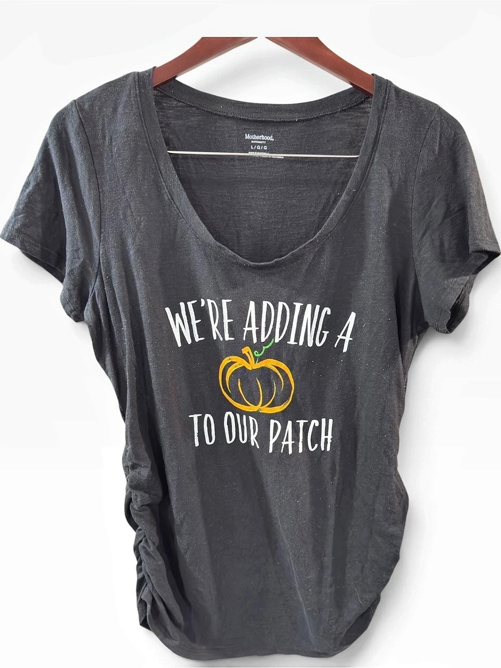Motherhood Maternity We're Adding a Pumpkin to Our Patch Graphic Tee